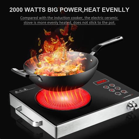 Buy Prakal Induction Cooktop, 2500W Induction Cooker w/Wide Cookware ...
