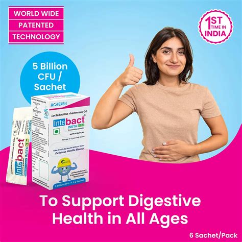 Buy MOREPEN INTEBACT INSTA 5BN CFU |PROBIOTICS SUPPLEMENT FOR GUT ...