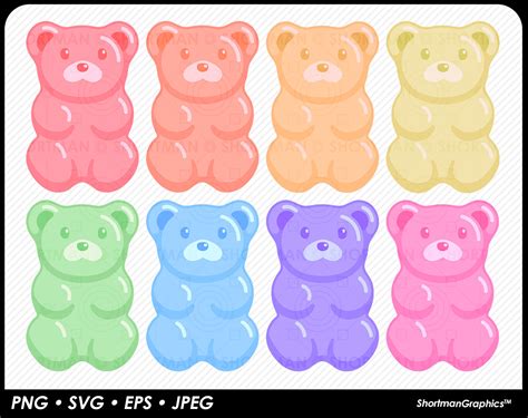 Gummy Bear Clipart Candy Gummy Bear Clipart Desigh
