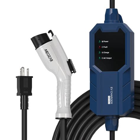 Buy MEGEAR Sky Ⅱ Level 1 EV Charger (110V, 16A, 25ft), EVSE Home Electric Vehicle Portable ...