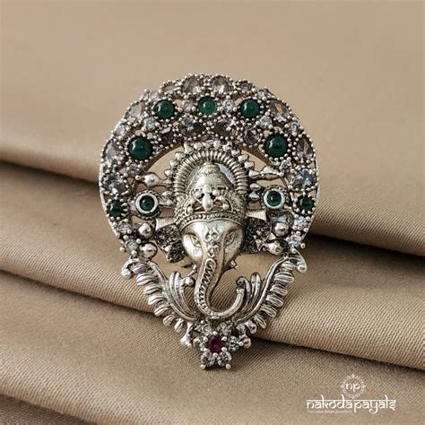 Ganesha Finger Ring (F2043) – Nakoda Payals