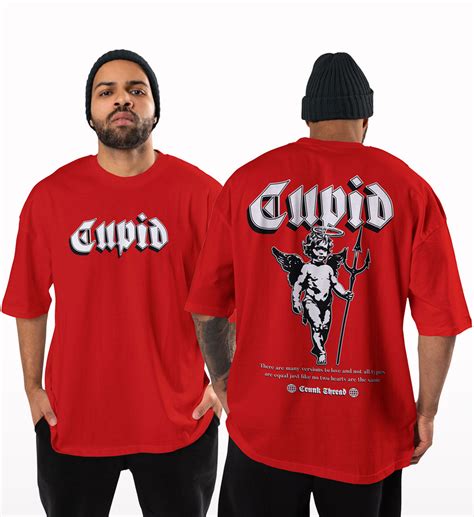 Cupid Love Red Oversized T-shirt – Crunk Thread