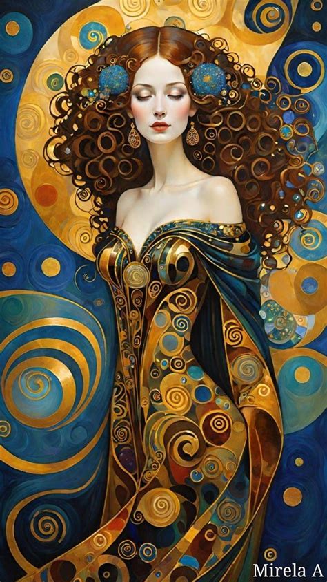 Pinterest | Klimt art, Art nouveau illustration, Art painting