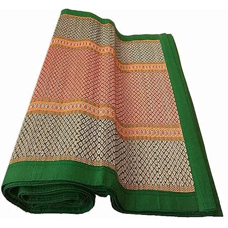 Buy HOKIPO Chatai (Red, Madurkathi, 6.5x4.5 Feet) Online at Low Prices ...