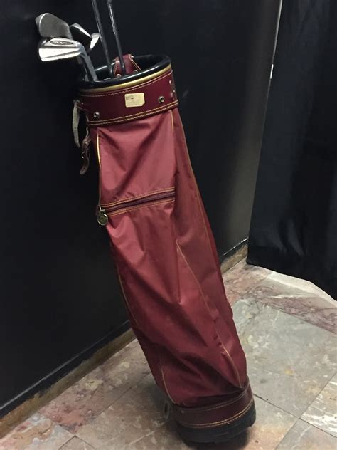 Vintage 1960's Golf Bag | Dunlop Golf Bag | Dunlop Bag "maxfli" | Golf ...