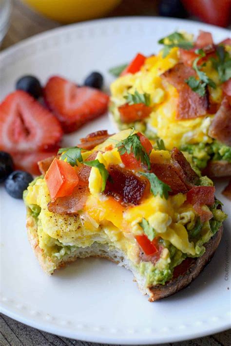 Open-Faced Breakfast Sandwich - Butter Your Biscuit
