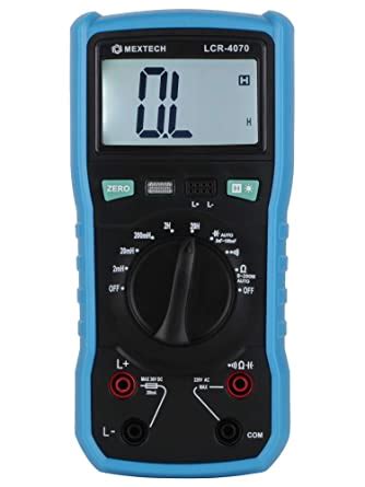 Mextech Lcr4070 Lcr Meter, Blue & Black : Amazon.in: Industrial ...