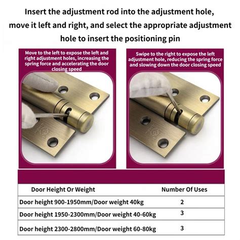 2Pcs 4" -6" Soft Closing Door Hinges - VADANIA Hardware UK