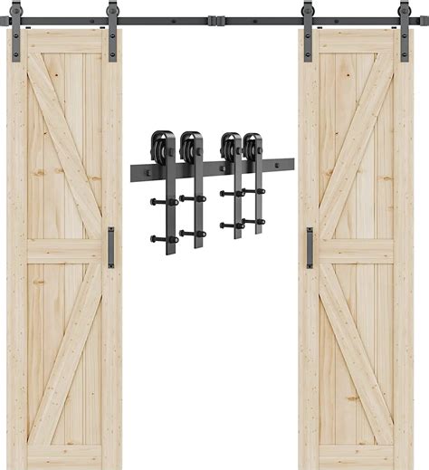 Modern Double Sliding Barn Door Hardware Kit – Signstek