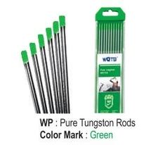 TUNGSTEN ROD GREEN PURE TUNGSTEN 2.4 X 150mm - Weldmate