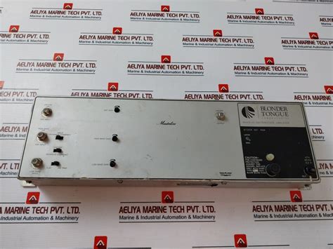 Blonder Tongue Muvb-45 Distribution Amplifier 117V 0.2A 60Hz – Aeliya ...
