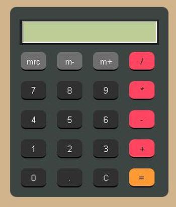 Image result for Calculator CSS Stylish