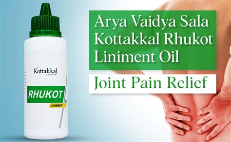 Buy Rhukot Liniment-100ML, (Pack Of 1), Of Arya Vaidya Sala Kottakkal ...