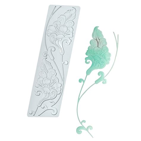 Relief Exquisite Chinese Style Jade Ruyi Mould Embossing Cake Border ...