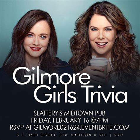 Gilmore Girls Trivia, Slattery's Midtown Pub, New York, February 16 ...