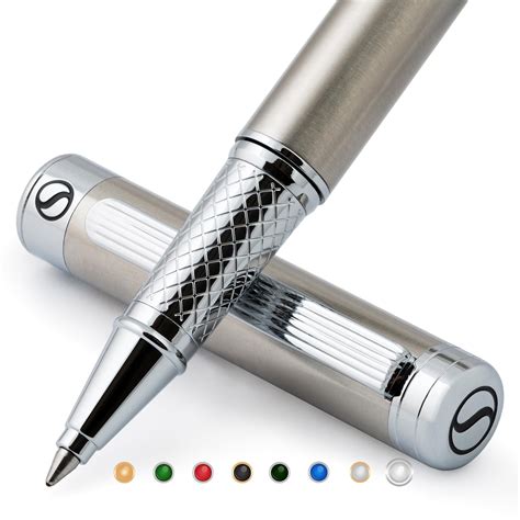 Snapklik.com : Scriveiner Stainless Steel Rollerball Pen - Stunning ...