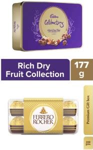 Cadbury Celebrations RDFC 177 GM + Ferrero Rocher 200 GM Festival Combo ...