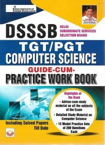 Dsssb Tgt/pgt Computer Science Practice Work Book: Buy Dsssb Tgt/pgt ...