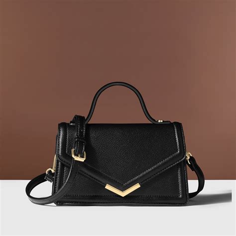 Buy Black Top Handle Satchel Sling Bag Online - Accessorize India
