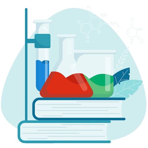 Chemiekonzept Chemische Ausrüstung für Experimentierlabore Glaskolben ...