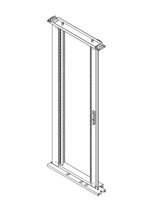 Steel FS accessories - 19P Swing rack center 40U CAD | Schneider Electric