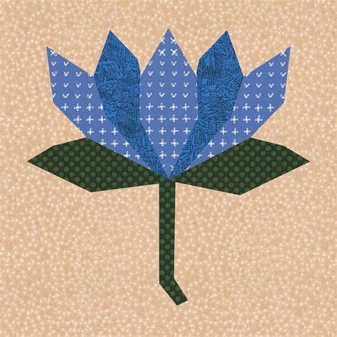 Paper Piecing Patterns for Flowers