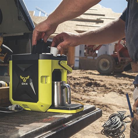 OXX COFFEEBOX Single-Serve Jobsite Coffee Maker — Green | Northern Tool