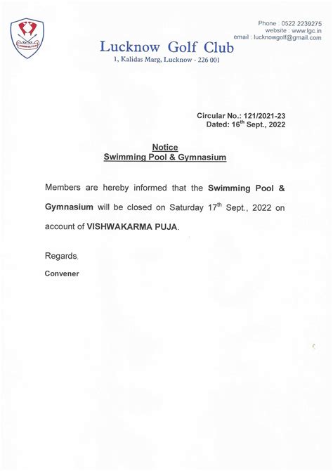 Welcome to Lucknow Golf Club