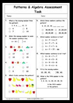 Image result for Patterning Math Grade 6