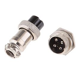 Probots 4 Pin GX12 Male to Female Aviation Plug Buy Online India