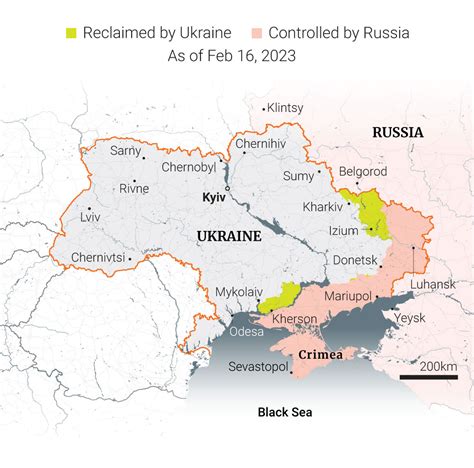 Ukraine War, 1 year on: timeline of key events and the conflict in maps