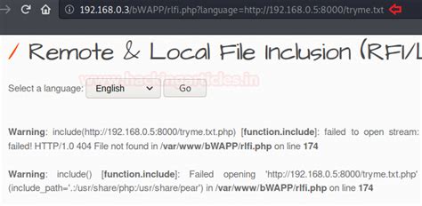 Comprehensive Guide on Remote File Inclusion (RFI)