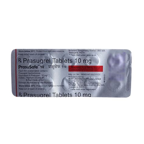 Prasusafe 10mg - Strip of 10 Tablets : Amazon.in: Health & Personal Care