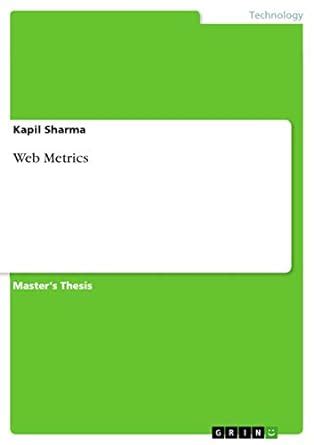 Web Metrics : Sharma, Kapil: Amazon.in: Books