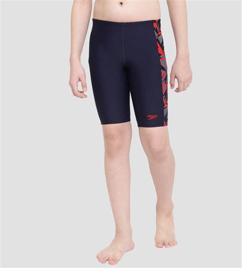 Buy Speedo Boys Hyper Boom Jammer True Navy-Fed Red-Dove Grey Swimwear ...