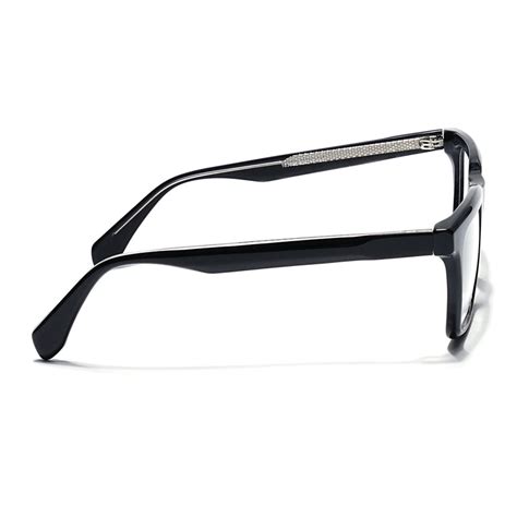 Eyejack Shine Black Wayfarer Eyeglasses for Men & Women (163005FCL2268