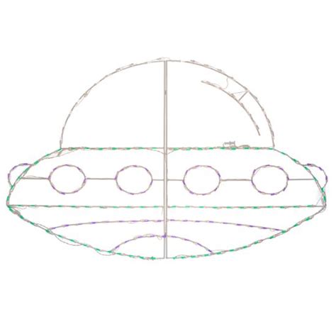 Holidynamics - Halloween LED Alien Spaceship 65 in