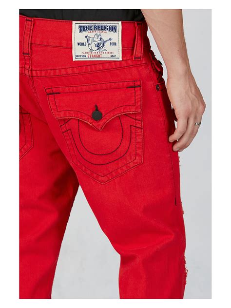 Mens Red Slacks