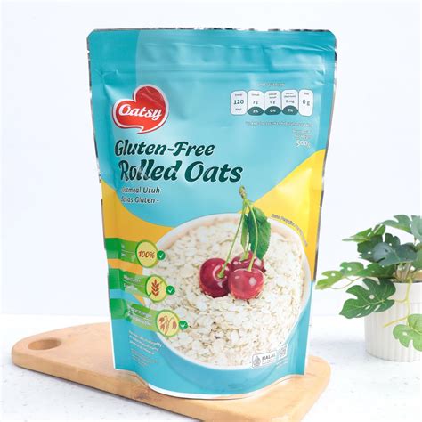 Jual 500G Gluten Free Rolled Oats oatmeal utuh bebas gluten - OATSY ...