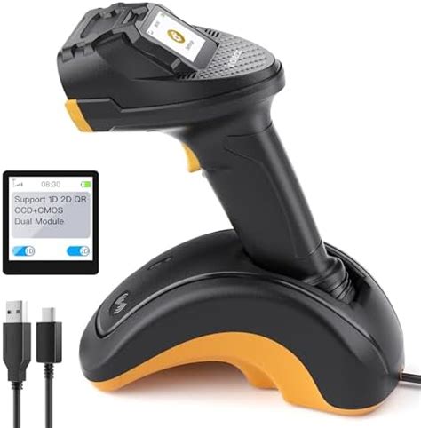 Inateck Bluetooth Barcode Scanner, 2D 1D Wireless Handheld Scanner, QR ...