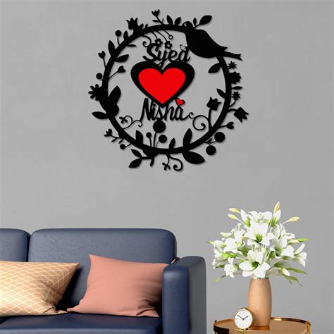 CUSTOMIZED WOODEN WALL HANGER | COUPLE EDITION | LOVE CRAFT GIFTS ...