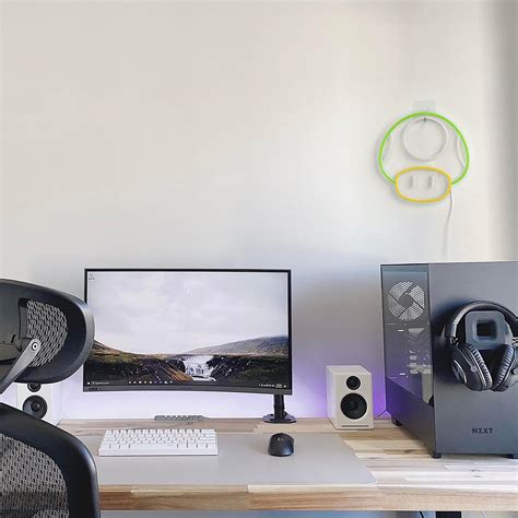 Buy Heliwey Game LED Neon Light Sign for Game Room Decor Super Mushroom ...