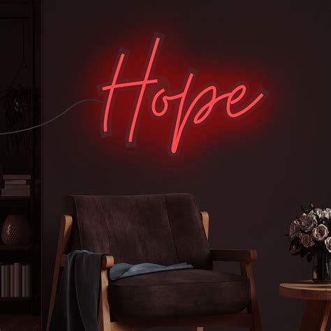 Hope Text Neon Sign LED Light – Vibecrafts