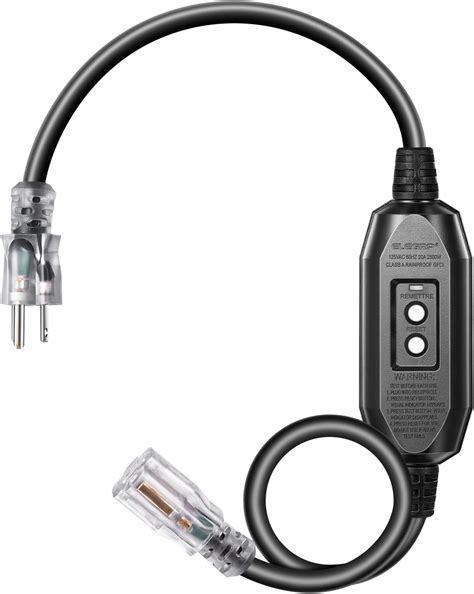 Amazon.com: DEWENWILS 3Ft Outdoor GFCI Extension Cord Manual, 12/3 SJTW ...