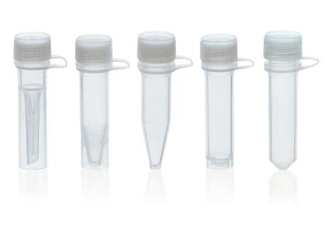 Microcentrifuge tubes, PP, with attached screw-cap, PE, ungraduated ...