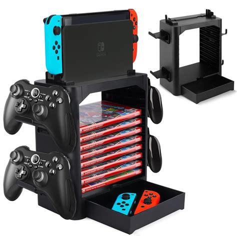 SIKEMAY Game Storage Tower Station for Nintendo Switch - Game Holder ...