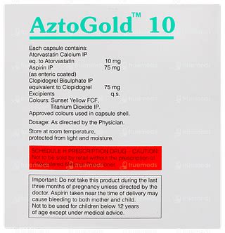Aztogold 75/10/75 MG Capsule Uses, Substitutes, Price - Truemeds