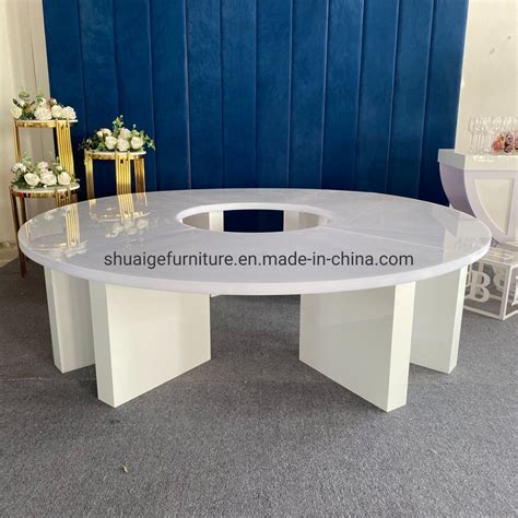 White Round Kids Table Modern Furniture Acrylic Kids Dining Table ...
