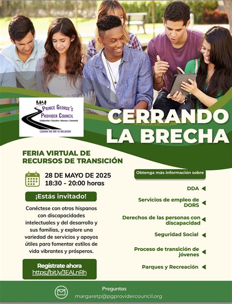 Excited to announce a virtual resource fair in Spanish for people and ...