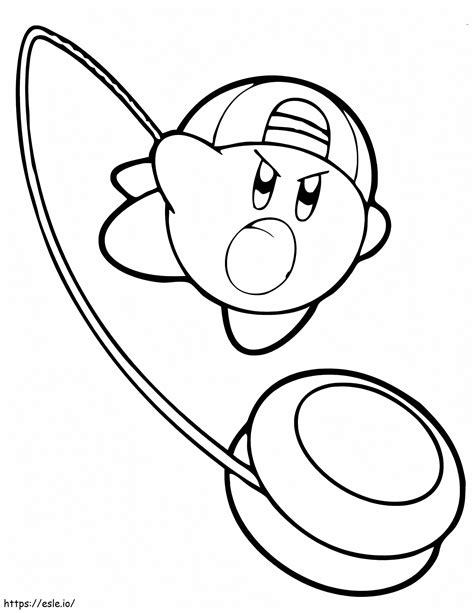 Kirby Yo Yo para colorear